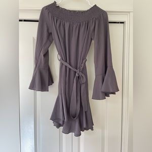 Off the shoulder dress